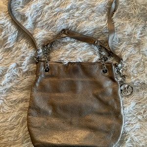 🚫SOLD🚫 Gold Michael Kors purse with chain handle.